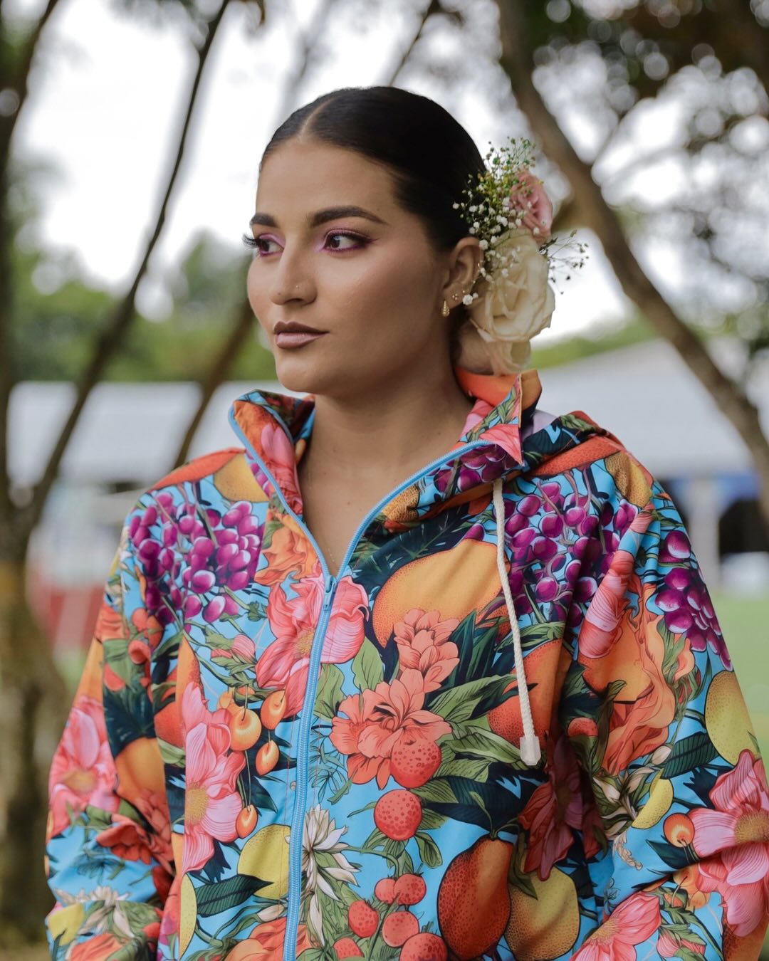 Chaqueta Fresca Selva - Light jungle-themed jacket by Manifiesta